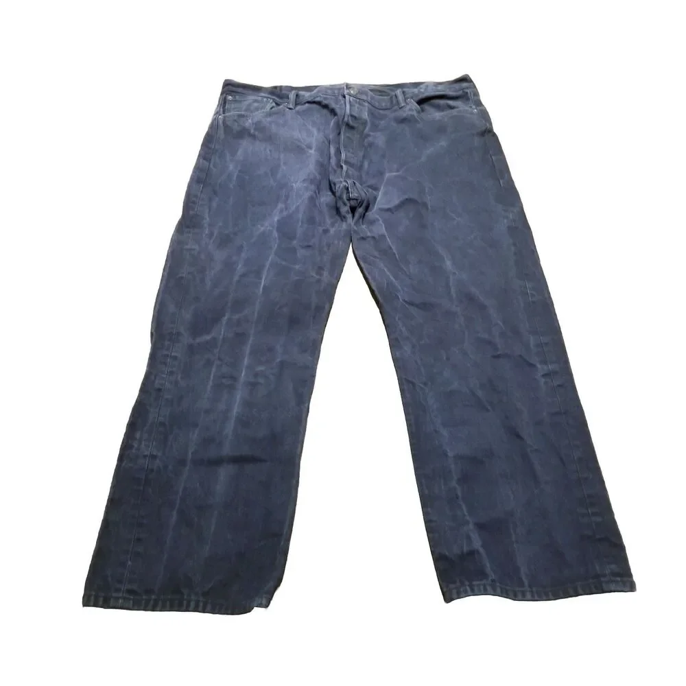 Levi's 501 XX Jeans Men Size 46x32 Indigo Blue Wash Button Fly Marbling (43x30)